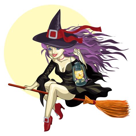 Halloween witch art